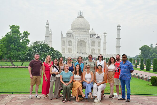 2 Days Overnight Taj Mahal and Agra Tour From Delhi - Day 1 in Agra Fort: the Taj Mahal viewpoint from inside the UNESCO walls