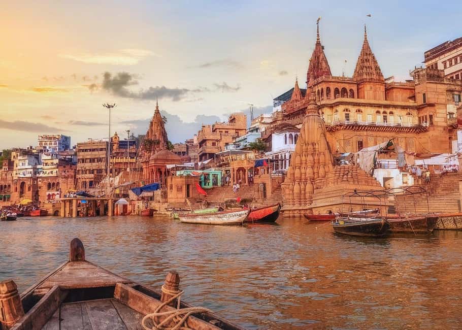 6 Day Golden Triangle Tour with Varanasi from Delhi - Agra: sunrise Taj Mahal, Agra Fort, and the Mehtab Bagh viewpoint