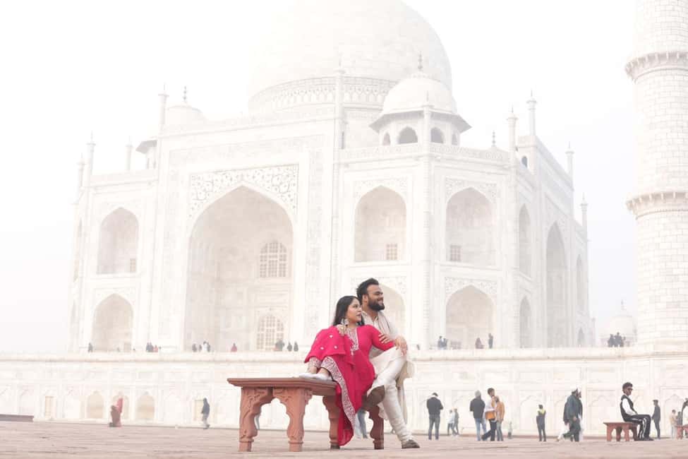 All-Inclusive Sunrise Taj Mahal, Agra Fort & Baby Taj Tour - Photos, Shoes, and What to Bring at Dawn