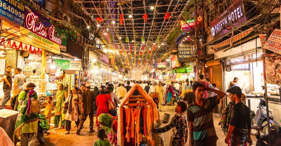 Delhi: Heritage Night Walking Tour with Food Tasting - Key highlights you’ll notice fast