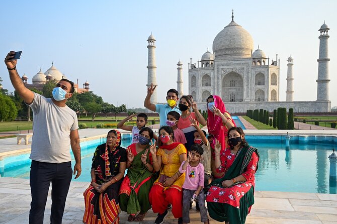 Delhi: Taj Mahal Sunrise & Agra Private Day Tour With Transfers - Agra Fort after the Taj: shifting from beauty to power
