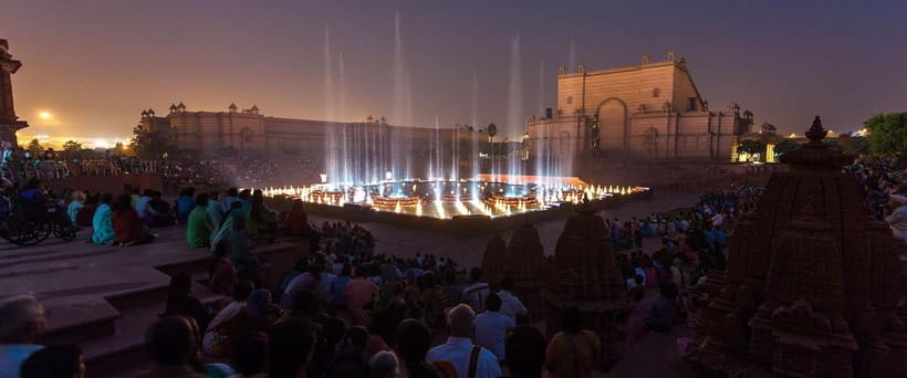 From Delhi: Akshardham Exhibition and Sahaj Anand Water Show - Price and value: what $8 buys you in Delhi