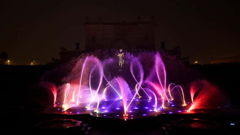 From Delhi: Akshardham Exhibition and Sahaj Anand Water Show - Your guided darshan at Akshardham Temple complex