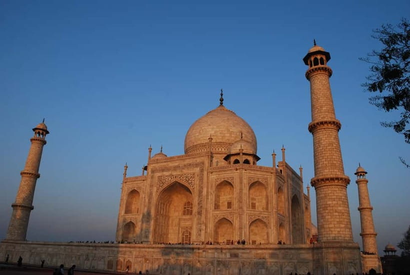 From Delhi: All-Inclusive Taj Mahal & Mathura Vrindavan Tour - Taj Mahal: guided viewing plus photo help and UNESCO status