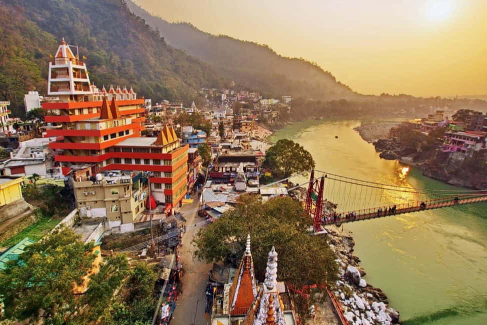 From Delhi: Private Guided Day Trip to Haridwar & Rishikesh - Ram Jhula and Laxman Jhula: classic suspension-bridge views