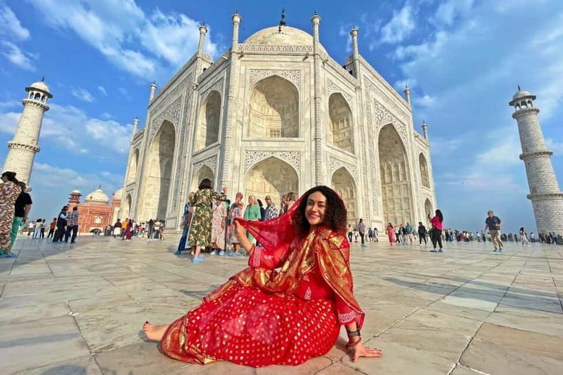 From Delhi: Sunrise Taj Mahal, Agra Fort & Baby Taj Day Tour - Sunrise Taj Mahal without the chaos: what it feels like