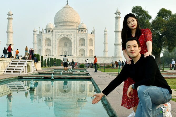 Full-Day Private Taj Mahal and Agra Fort Tour by Car from Delhi - Taj Mahal: Guided Entry and Photo Help Without the Ticket Hunt