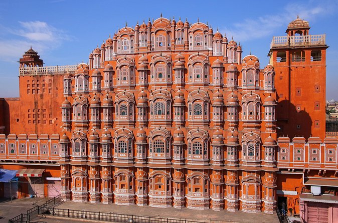 Golden Triangle Tour - Day 4 Jaipur: Amer Fort with elephant ride and the Hawa Mahal photo stop