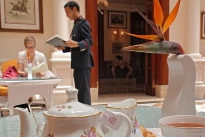 High Tea At The Atrium Restaurant, Imperial Hotel, New Delhi - The Atrium high tea setup: what you’ll actually do