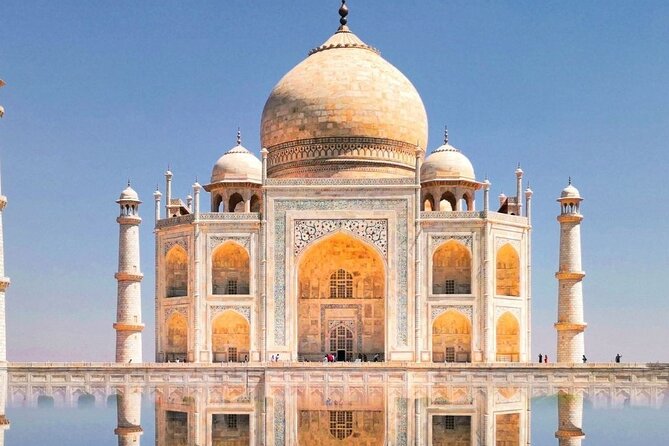 Private day tour of Taj Mahal and Agra fort by super-fast train - ALL INCLUSIVE - Agra Fort UNESCO stop: fortress time without the drag