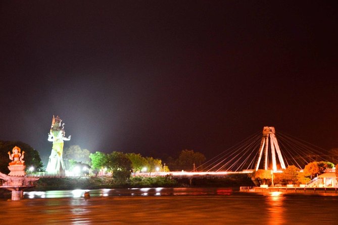 Private Day Trip to Haridwar and Rishikesh from Delhi by Car - Ram Jhula: an iron suspension bridge where bikes join the walk