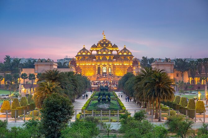 Private Evening Tour of Akshardham Temple with Musical Fountain Show - Snacks, drinks, and the small comfort upgrades