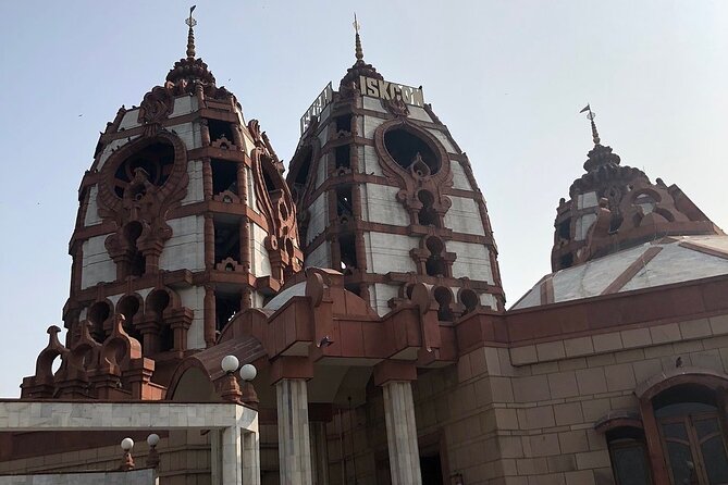 Private Spiritual Tour: Akshardham Temple, Lotus Temple & ISKCON in South Delhi - Chattarpur Temple grounds: the big stop with space to breathe