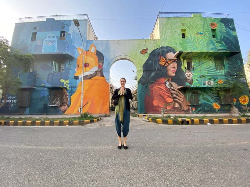 Street Art Walk with Chai & Snack - The street art route: seeing more than just pretty walls