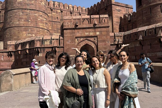 Taj Mahal, Agra Fort & Baby Taj tour from Delhi by Car with Meal - Agra Fort: red sandstone, Akbar’s footprint, and real breathing room