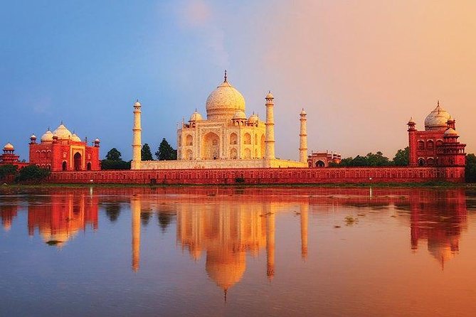 Taj Mahal at Sunrise Day Tour from Delhi by SUV Car - Agra Fort after breakfast: red sandstone and Mughal power