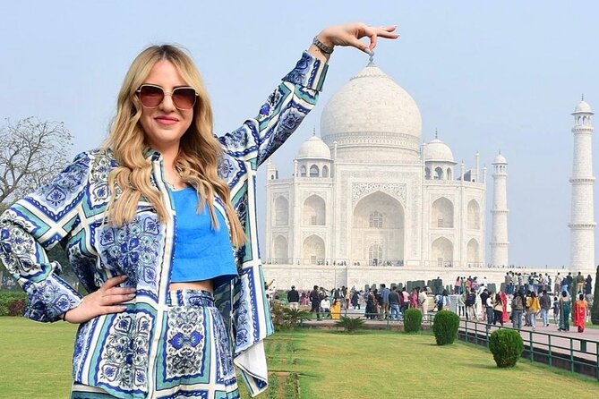 Taj Mahal Day Tour By Superfast Train From Delhi: TOP BOOKED TOUR - Arriving at Agra: meeting your guide and heading straight to the Taj