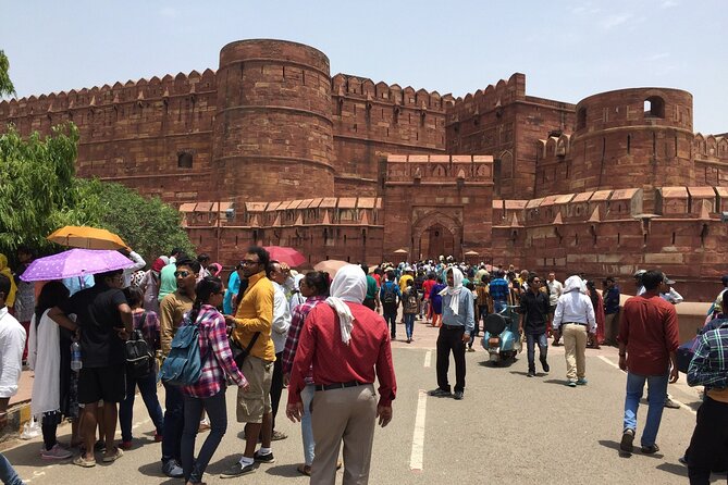 Taj Mahal Day Tour From Delhi By Private Cab -All Inclusive - Agra Fort: Why This “Red Fort Twin” Is Worth Your Time