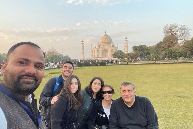 Taj Mahal Day Tour From Delhi - Entering the Taj Mahal with guide context (and quicker entry)
